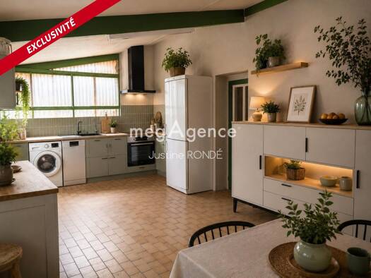 Maison à vendre 84 000 € 5 pièces 3 chambres 112 m² 1 200 m² de terrain Le Temple Mauléon 79700