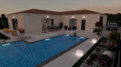 Terrain avec maison neuve à vendre 406 000 € Péret 34800