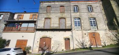 Maison de ville à vendre 81 500 € 3 pièces 2 chambres 163 m² 114 m² de terrain Saint Pastour 47290