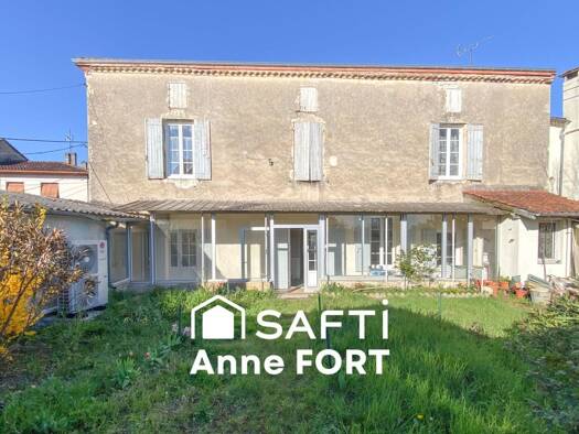 Maison de ville à vendre 165 000 € 6 pièces 5 chambres 190 m² 296 m² de terrain Laroque-Timbaut 47340