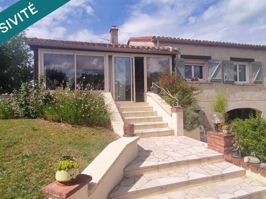Pavillon en viager 139 215 € 6 pièces 4 chambres 145 m² 687 m² de terrain Prayssac 46220