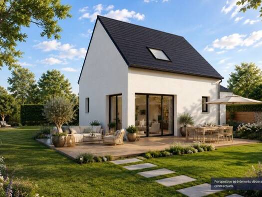Terrain avec maison neuve à vendre 325 000 € 3 pièces 2 chambres 88 m² 408 m² de terrain Erdeven 56410