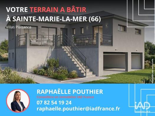 Terrain constructible à vendre 199 900 € 812 m² de terrain Saint-Marie-Plage Sainte-Marie-la-Mer 66470