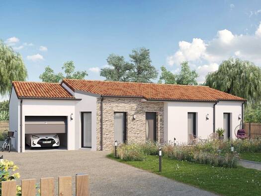 Terrain avec maison neuve à vendre 258 119 € 4 pièces 3 chambres 88 m² 490 m² de terrain Val de Moine Cholet 49300