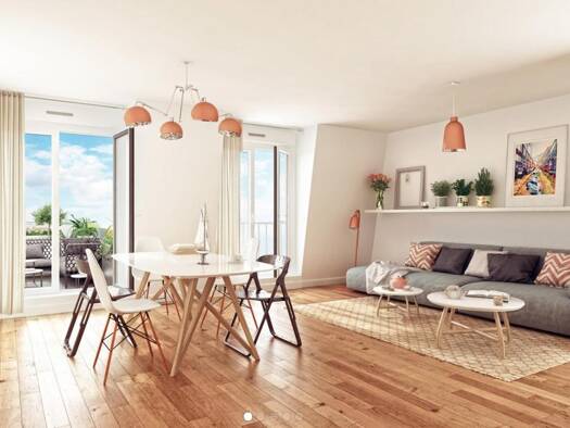 Appartement à vendre 232 400 € 3 pièces 2 chambres 61 m² Saint-Martin-du-Tertre 95270