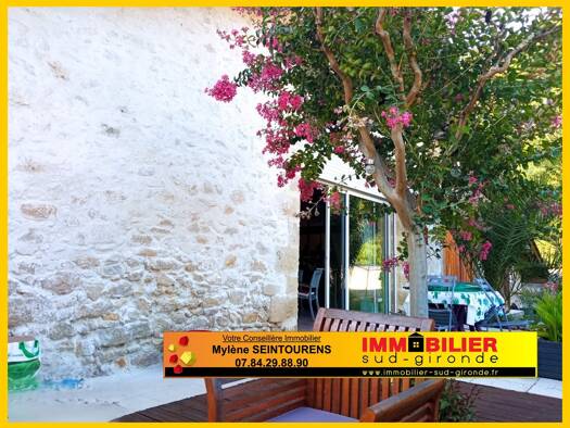 Maison à vendre 350 000 € 4 pièces 2 chambres 188 m² 1 528 m² de terrain Langon 33210