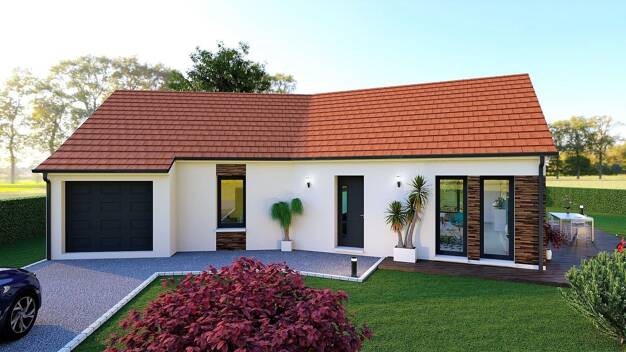Terrain avec maison neuve à vendre 263 141 € 4 pièces 3 chambres 95 m² 3 383 m² de terrain Quenne 89290