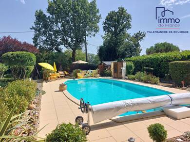 Maison à vendre 283 500 € 6 pièces 4 chambres 111 m² 1 856 m² de terrain Toulonjac 12200