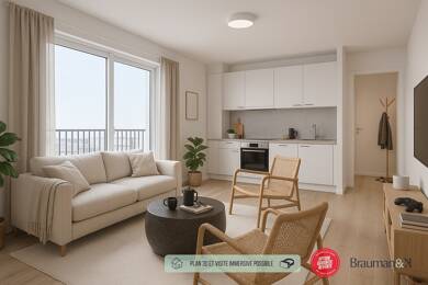 Appartement à vendre 218 900 € 2 pièces 1 chambre 50 m² 3ème étage Rosny-sur-Seine 78710