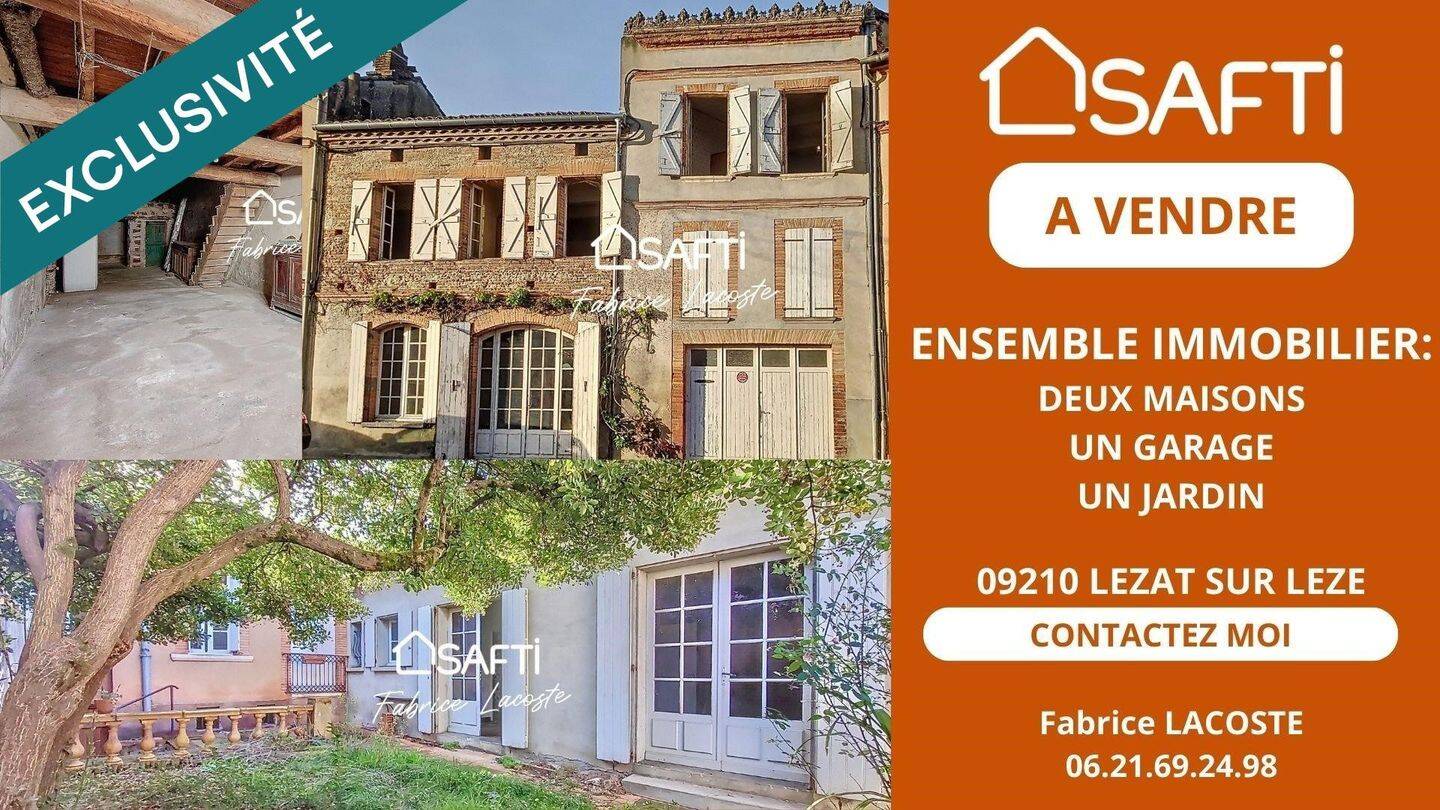 Maison à vendre, 195m², LEZAT SUR LEZE
