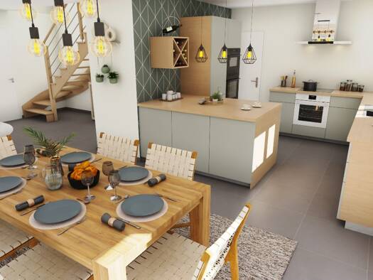 Terrain avec maison neuve à vendre 203 600 € 1 chambre 112 m² 451 m² de terrain Gratot 50200