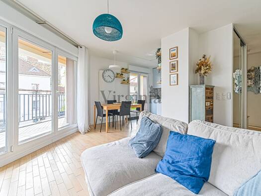 Appartement à vendre 459 000 € 3 pièces 2 chambres 65,37 m² 1er étage Les Viselets-Hauts de Nogent Nogent-sur-Marne 94130