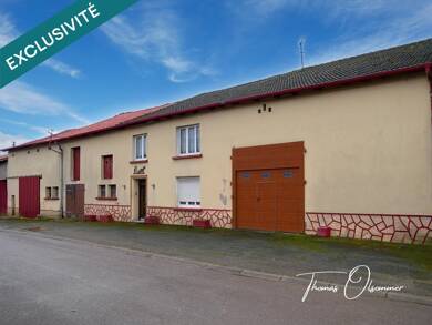 Ferme à vendre 139 000 € 6 pièces 4 chambres 167 m² 1 263 m² de terrain Gomelange 57220