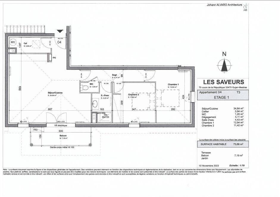 Maison à vendre, 74m², GUJAN MESTRAS