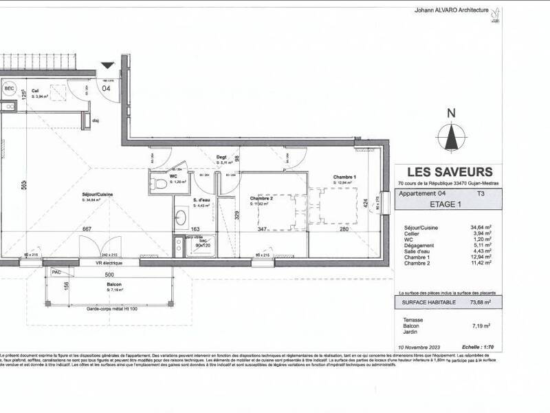 Maison à vendre, 74m², GUJAN MESTRAS