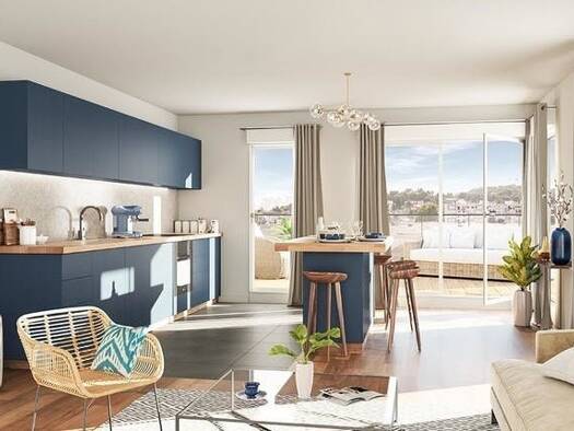 Appartement à vendre 320 000 € 2 pièces 1 chambre 49 m² 2ème étage Archamps 74160