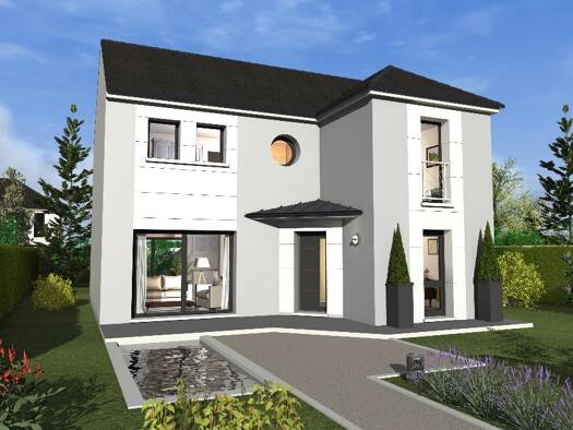 Terrain avec maison neuve à vendre 416 500 € 6 pièces 4 chambres 123 m² 375 m² de terrain Le Plessis-Aux-Bois 77165