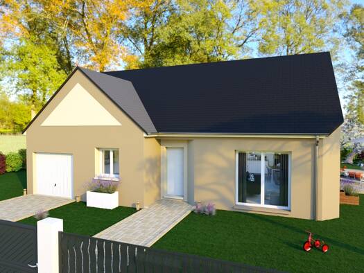 Terrain avec maison neuve à vendre 203 000 € 4 pièces 3 chambres 80 m² 833 m² de terrain Lieusaint 50700