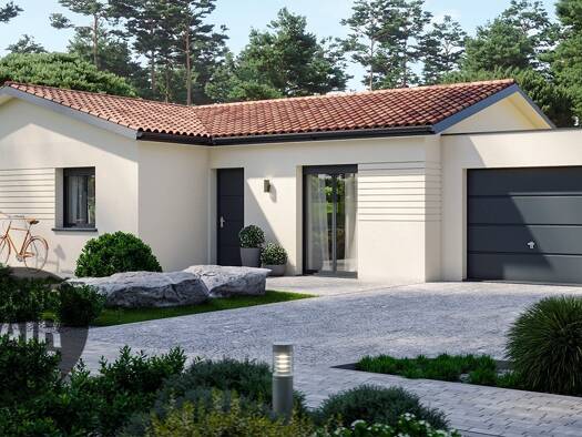 Terrain avec maison neuve à vendre 282 000 € 5 pièces 4 chambres 105 m² 500 m² de terrain Chappes 63720