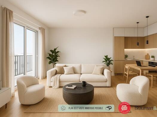 Appartement à vendre - neuf 399 000 € 4 pièces 3 chambres 86 m² 3ème étage La Verte Vallée Caen 14000