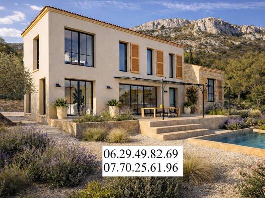 Terrain constructible viabilisé à vendre 489 000 € 667 m² de terrain Gémenos 13420