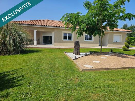 Maison de plain-pied à vendre 270 000 € 4 pièces 3 chambres 130 m² 1 900 m² de terrain Rancy 71290