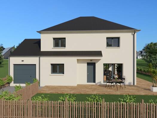 Terrain avec maison neuve à vendre 288 000 € 7 pièces 5 chambres 125 m² 503 m² de terrain Saint-Martin-de-Fontenay 14320