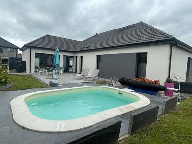 Maison de plain-pied à vendre 485 000 € 7 pièces 5 chambres 154 m² 697 m² de terrain Fleurbaix 62840