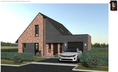 Terrain avec maison neuve à vendre 423 200 € Calonne-sur-la-Lys 62350
