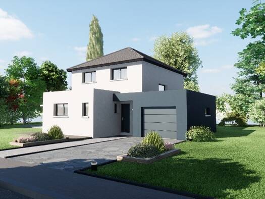 Terrain avec maison neuve à vendre 424 242 € 5 pièces 4 chambres 100 m² 1 200 m² de terrain Guewenheim 68116