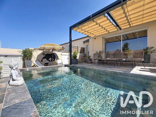 Maison de plain-pied à vendre 305 000 € 5 pièces 4 chambres 107 m² 280 m² de terrain Creissan 34370