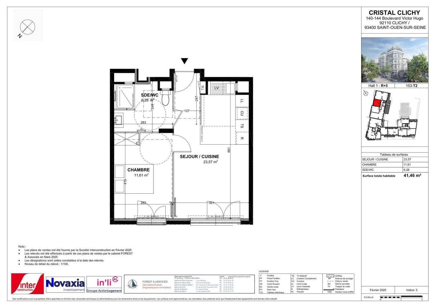 Maison à louer, 41m², CLICHY