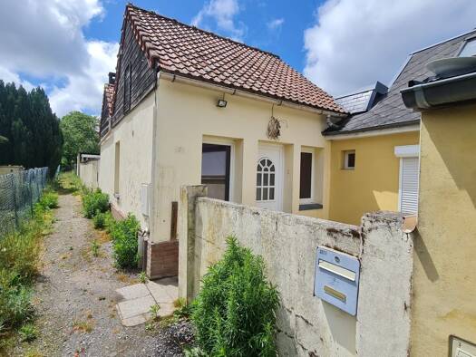 Maison de plain-pied à vendre 87 200 € 4 pièces 3 chambres 110 m² 182 m² de terrain Friville-Escarbotin 80130