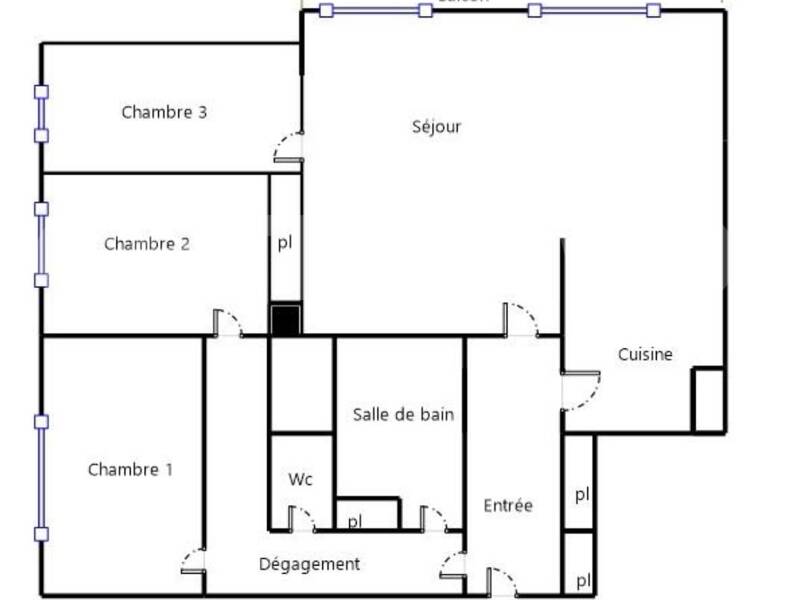 Maison à louer, 85m², PARIS 13E