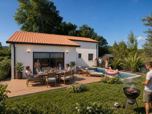Terrain avec maison neuve à vendre 297 945 € 5 pièces 4 chambres 103,3 m² 336 m² de terrain Saint-Sorlin-de-Vienne 38200