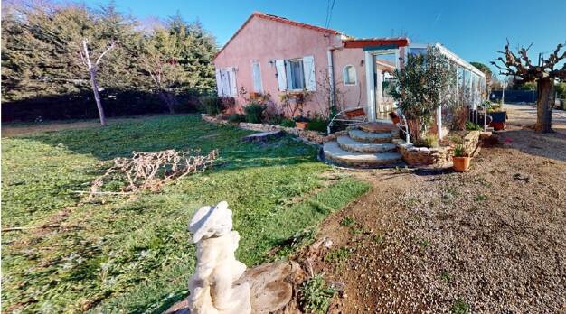 Maison de plain-pied à vendre 399 000 € 5 pièces 3 chambres 90 m² 859 m² de terrain Pourrieres 83910