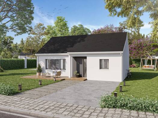 Terrain avec maison neuve à vendre 173 178 € 4 pièces 3 chambres 75,9 m² 1 570 m² de terrain Hambye 50450