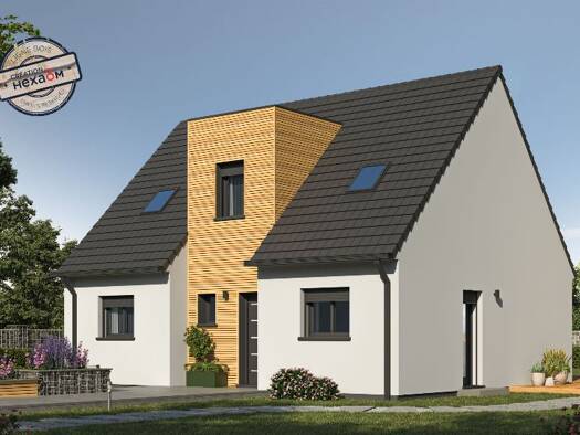 Terrain avec maison neuve à vendre 204 560 € 3 pièces 2 chambres 71 m² 516 m² de terrain Beuzeville-la-Grenier 76210