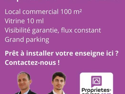 Local commercial à louer 2 000 € 100 m² de surface de vente Bourg Varennes-Vauzelles 58640