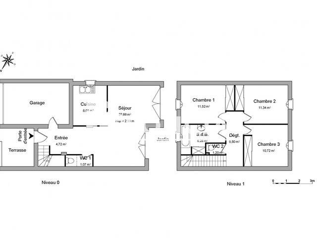 Maison à louer, 88m², BEZIERS