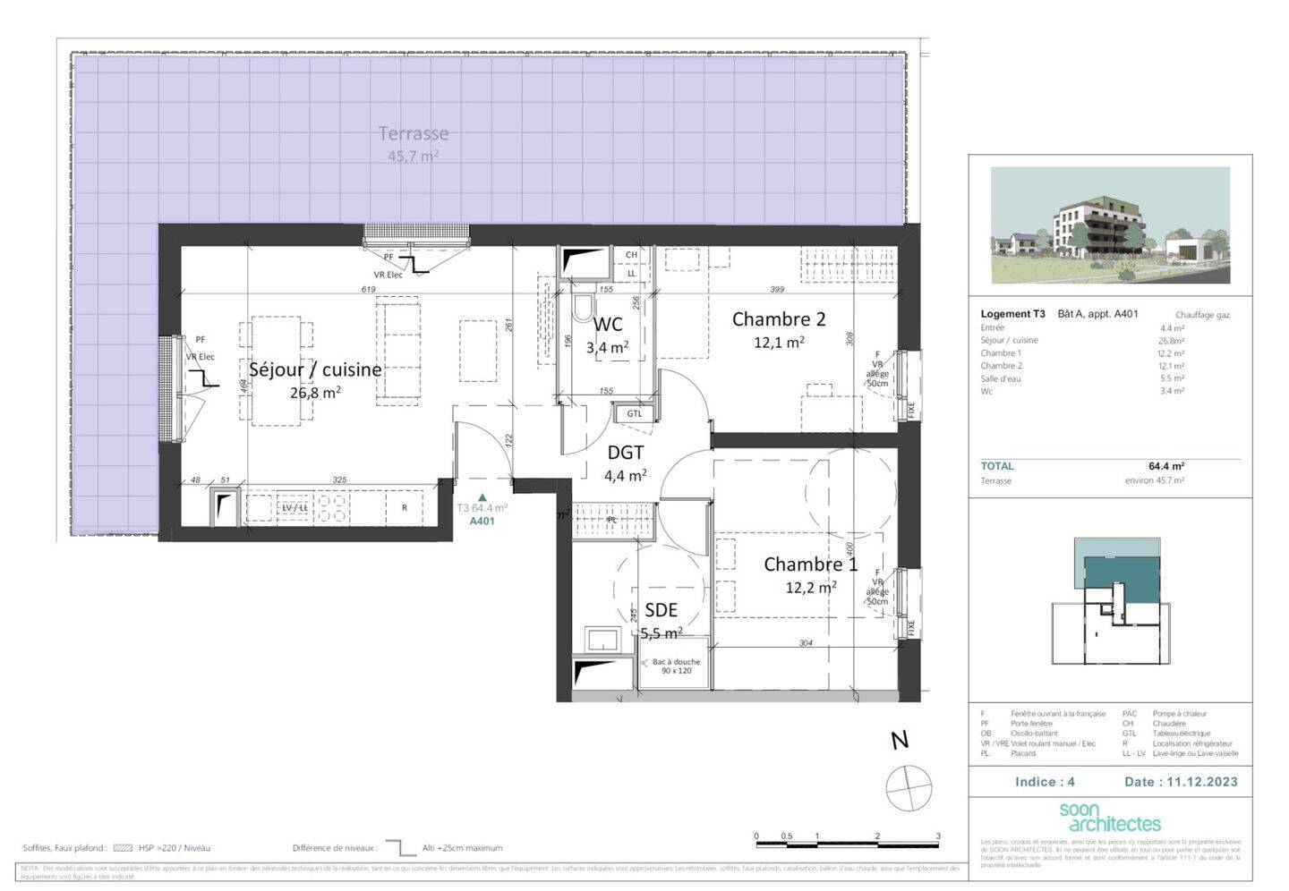 Maison à vendre, 65m², GIBERVILLE