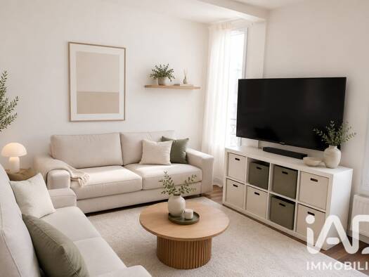 Appartement à vendre 265 000 € 3 pièces 2 chambres 60,5 m² Étage 1/4 Port à l'Anglais Vitry-sur-Seine 94400
