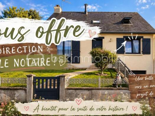 Maison à vendre 270 000 € 4 pièces 3 chambres 105,48 m² Beaucé 35133