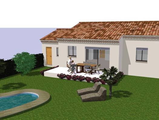 Terrain avec maison neuve à vendre 273 000 € 4 pièces 3 chambres 71 m² 364 m² de terrain Hôtel de Ville Morières-lès-Avignon 84310