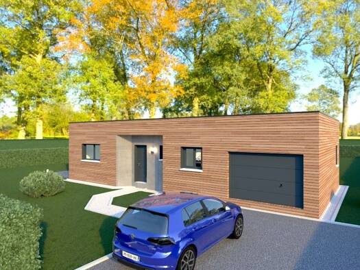 Terrain avec maison neuve à vendre 244 000 € 3 pièces 2 chambres 100 m² 1 200 m² de terrain Domart-en-Ponthieu 80620