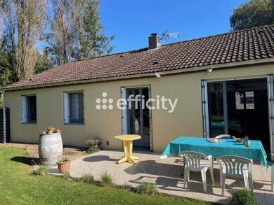 Maison de plain-pied à vendre 188 820 € 5 pièces 4 chambres 110 m² 1 475 m² de terrain Quercamps 62380