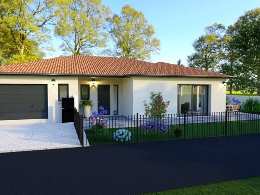 Terrain avec maison neuve à vendre 201 800 € 4 pièces 3 chambres 85 m² 588 m² de terrain Saint-Martin-le-Châtel 01310