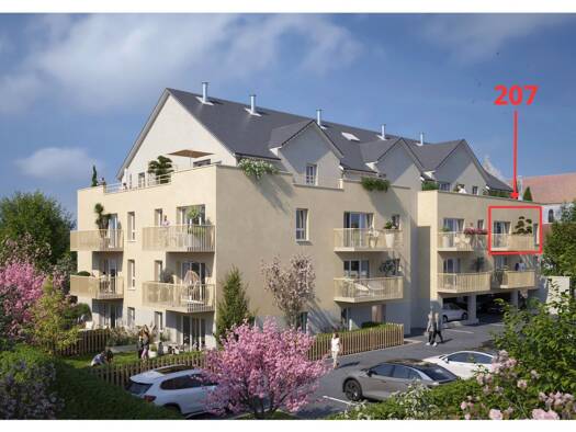 Appartement à vendre - neuf 228 000 € 2 pièces 2 chambres 65,3 m² dès le 31/12/2027 Nord Gournay-en-Bray 76220