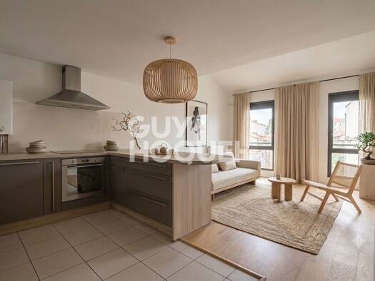 Appartement à vendre 425 000 € 3 pièces 2 chambres 83,89 m² Étage 3/3 Guillotière Lyon 7ème arrondissement 69007