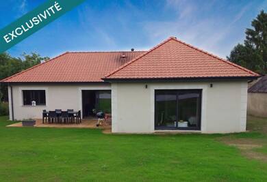 Maison de plain-pied à vendre 352 000 € 7 pièces 3 chambres 140 m² 2 097 m² de terrain Berles-Monchel 62690